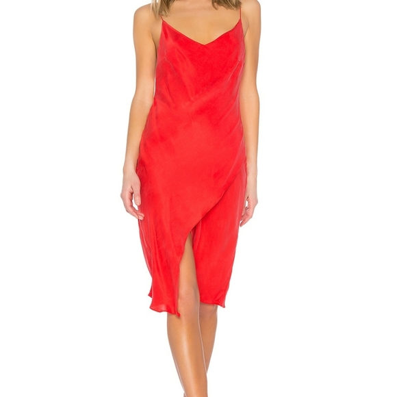 Winona Australia x Revolve Breeze slip dress red valetines day date night 8 NWT - Picture 1 of 8